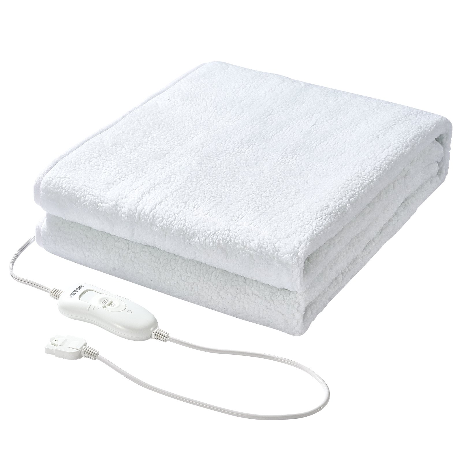 VEVOR Almohadilla Térmica Profesional de Cama Masaje 1795 x 770 x 13 mm Blanco
