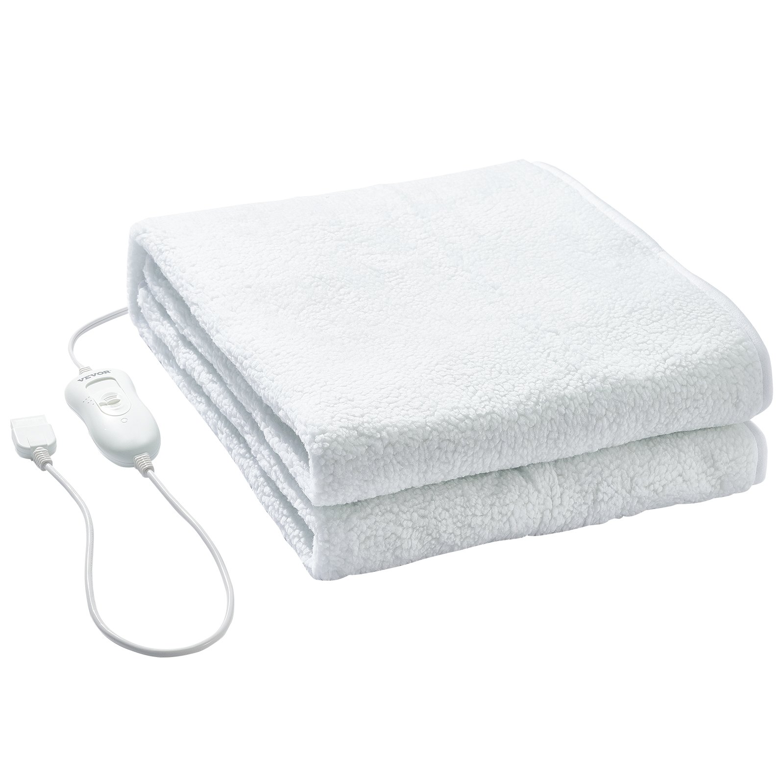 VEVOR Almohadilla Térmica Profesional de Cama Masaje 1795 x 770 x 13 mm Blanco