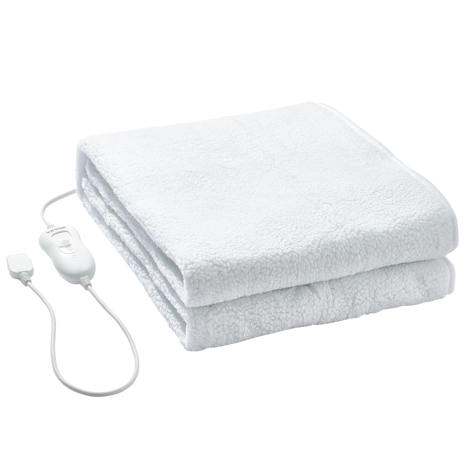 VEVOR Almohadilla Térmica Profesional de Cama Masaje 1795 x 770 x 13 mm Blanco