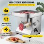 VEVOR Picadora de Carne 1100W Eléctrica Automática 300kg/h Molienda Carne Acero