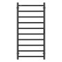 VEVOR Towel Warmer with 10 Bars, Wall-Mounted Heated Towel Rail for Bathrooms, IPX5 Waterproof Towel Radiator with Timer and LED Display, Towel Heater with 5 Adjustable Temperature Levels, Black