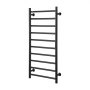 VEVOR Towel Warmer with 10 Bars, Wall-Mounted Heated Towel Rail for Bathrooms, IPX5 Waterproof Towel Radiator with Timer and LED Display, Towel Heater with 5 Adjustable Temperature Levels, Black