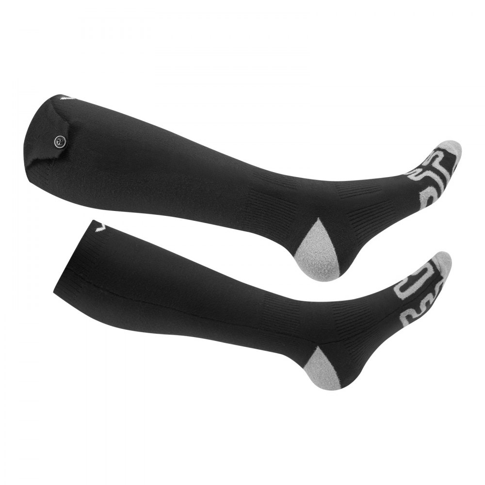 VEVOR Calcetines Calefactables Unisex, con Batería 5000 mAh, Recargables y 4 Niveles de Temperatura, Ideales para Pesca, Camping, Senderismo, Esquí, Trabajo al Aire Libre e Invierno, Talla Única