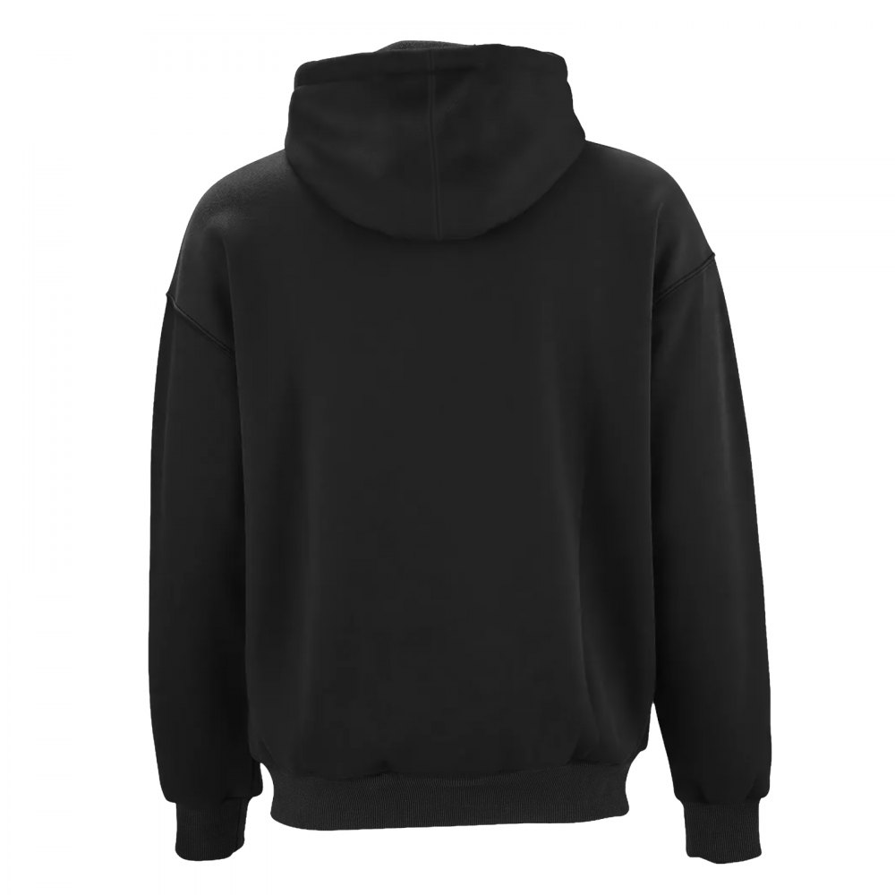 VEVOR Sudadera con Capucha Calefactable, Unisex, con Batería Externa Recargable de 7,4 V y 16 000 mAh, 5 Zonas Calefacción, 3 Niveles Temperatura, 4-8 h, para Acampada en Invierno, Negro, Talla M