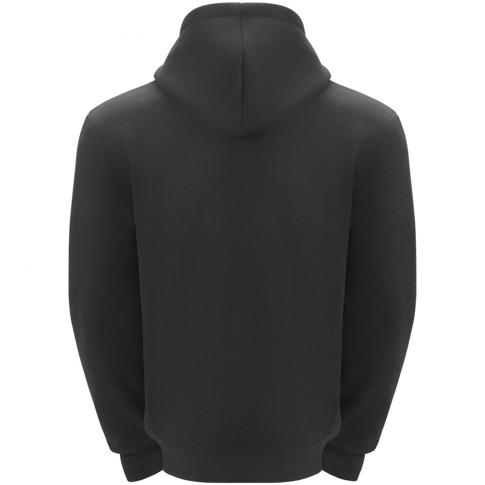 VEVOR Heated Hoodie, Unisex Heated Sweatshirt with Battery Pack 7.4V, Zip Up Electric Jacket with 5 Heating Zones for Men & Women, Lightweight Warm Heated Outdoor Pullover for Camping, L Size Black