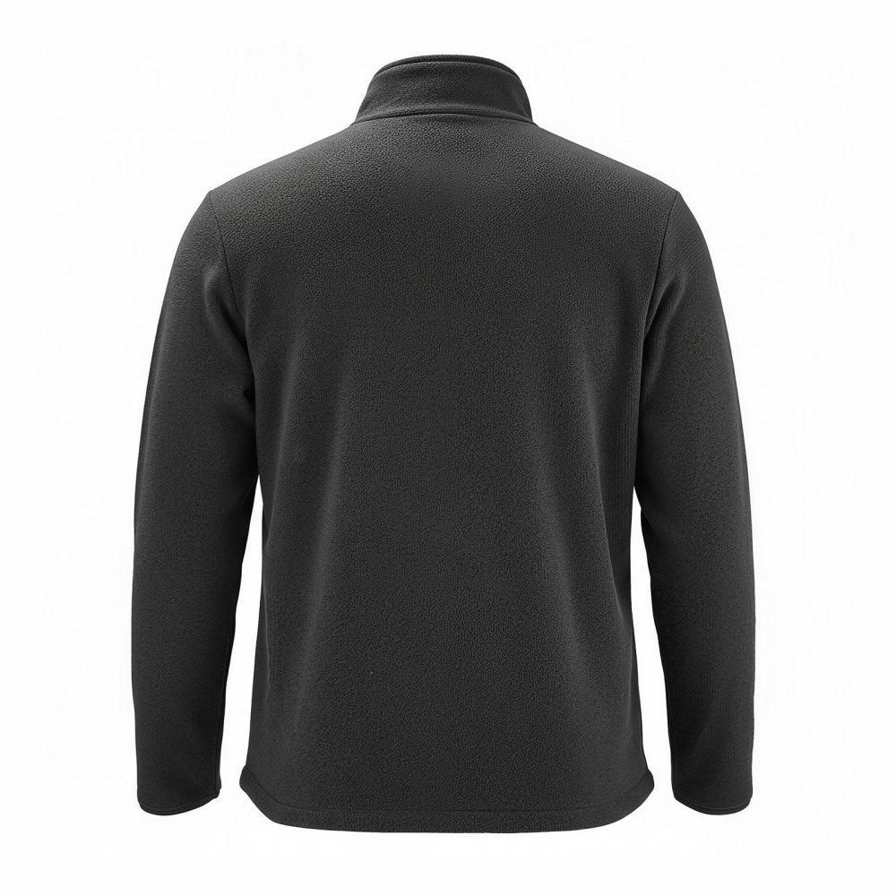 VEVOR Chaqueta Polar Calefactable Hombre, Batería Externa Recargable 7,4 V y 16 000 mAh, 6 Zonas Calentamiento, 35-40/45-50/55-60 °C, 3 h/6 h/10 h de Calor, para Acampadas en Invierno, Negro, S