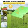 VEVOR Gallinero de Exterior 180x77x75,5 cm Recinto para Pollos con Lona Verde