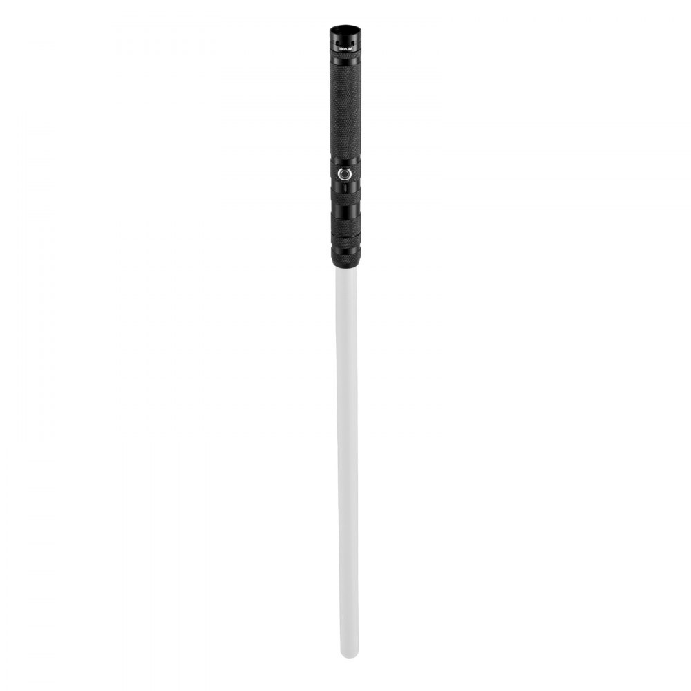 VEVOR Sable de Luz de 780 mm con 14 Colores RGB, Sonido FX y Mango Realista, Espadas de Sable Iluminadas Recargables para Adultos y Niños para Cosplay de Halloween y Navidad, Cumpleaños, Negro