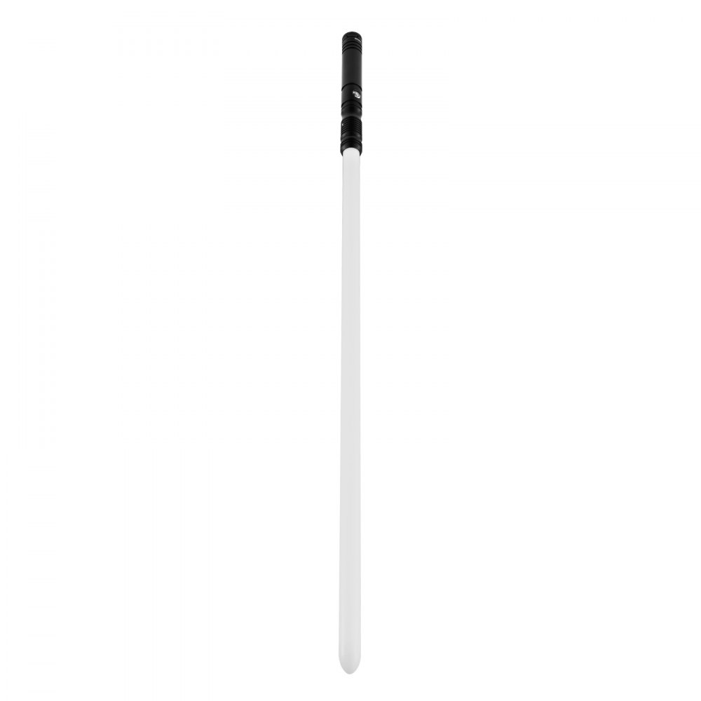 VEVOR Sable de Luz de 100 cm con 12 Colores RGB, Modo Silencioso y Mango Realista, Espadas de Sable Iluminadas Recargables para Adultos y Niños para Cosplay de Halloween y Navidad, Cumpleaños, Negro