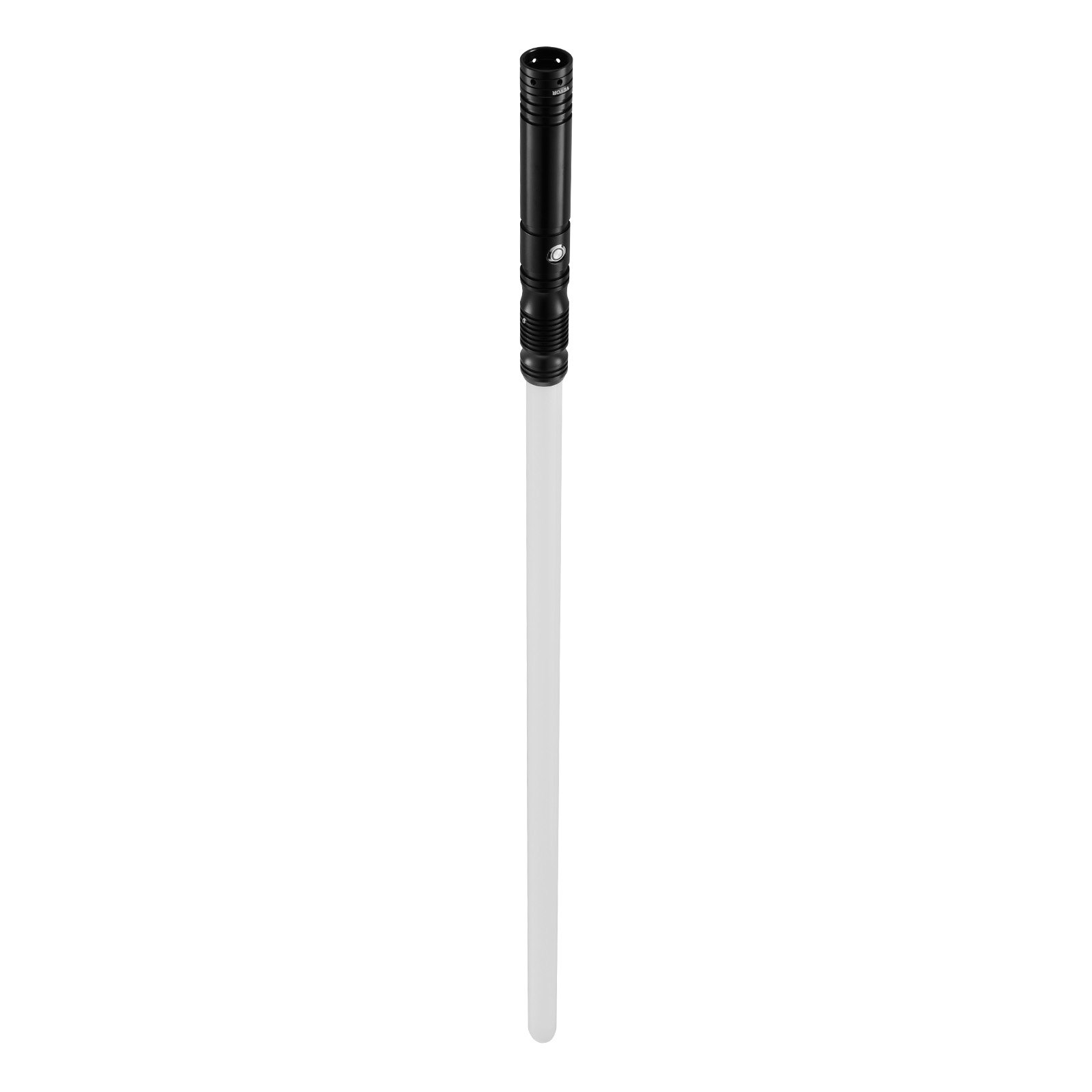 VEVOR Sable de Luz de 100 cm con 12 Colores RGB, Modo Silencioso y Mango Realista, Espadas de Sable Iluminadas Recargables para Adultos y Niños para Cosplay de Halloween y Navidad, Cumpleaños, Negro