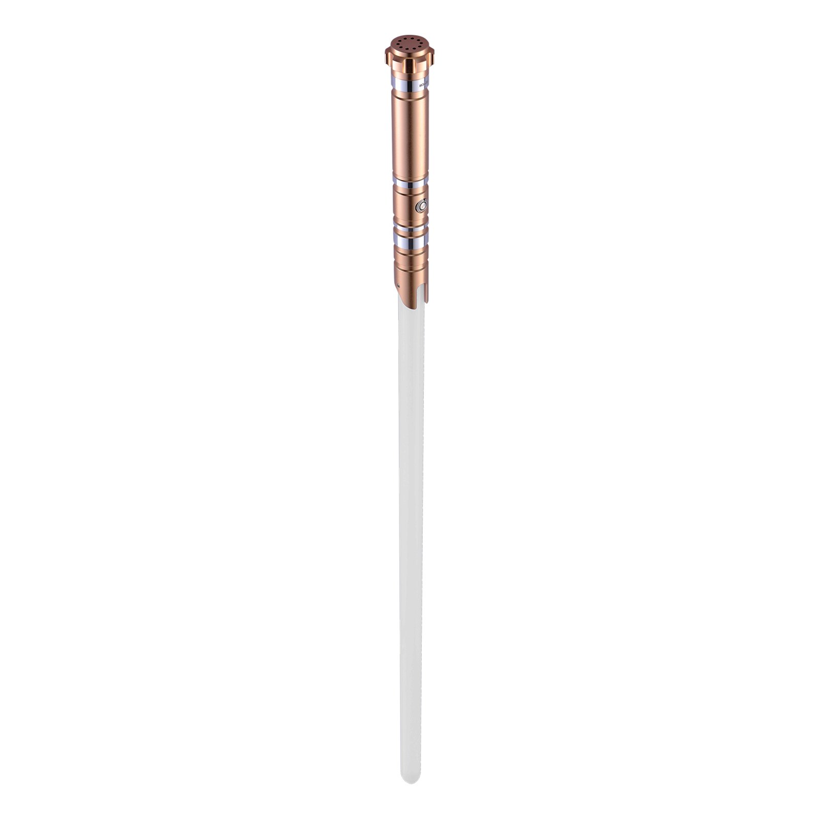 VEVOR Sable de Luz de 104 cm con 12 Colores RGB, Sonido FX y Mango Realista, Espadas de Sable Iluminadas Recargables para Adultos y Niños para Cosplay de Halloween y Navidad, Cumpleaños, Dorado