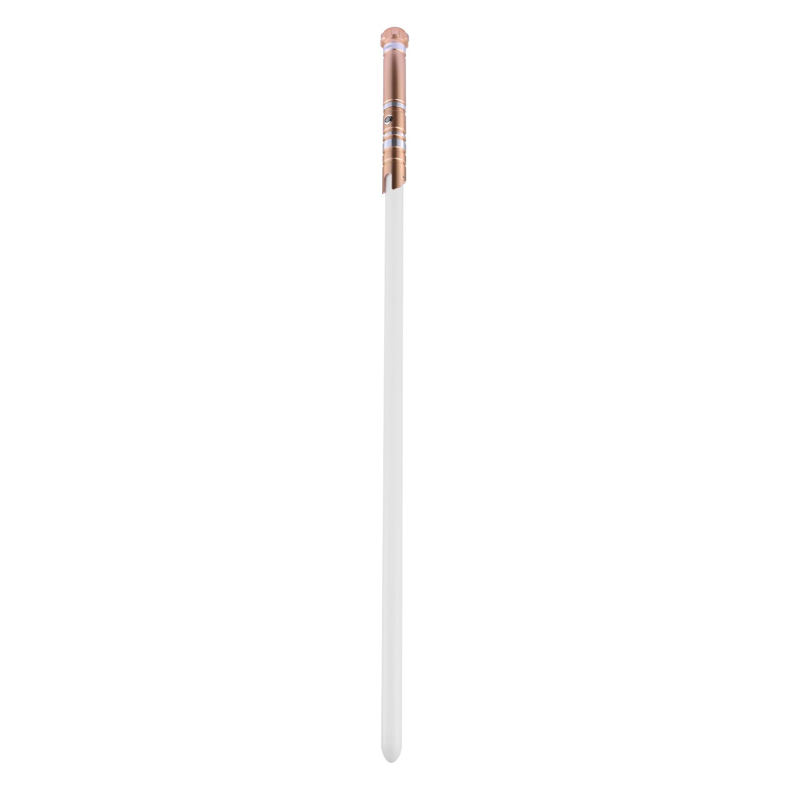 VEVOR Sable de Luz de 104 cm con 12 Colores RGB, Sonido FX y Mango Realista, Espadas de Sable Iluminadas Recargables para Adultos y Niños para Cosplay de Halloween y Navidad, Cumpleaños, Dorado