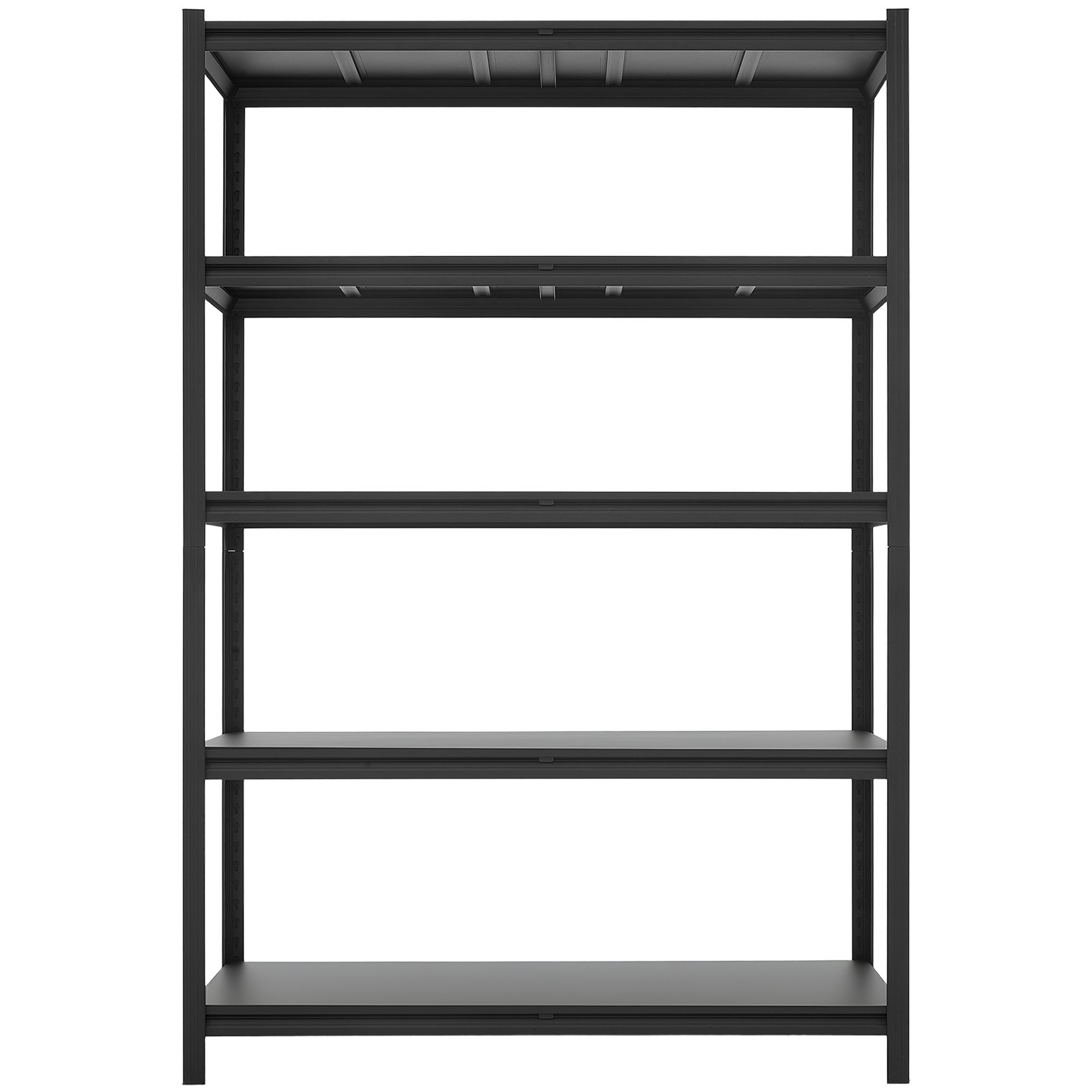 VEVOR Estantería Almacenaje Metálica de 5 Niveles 1230 x 522 x 1813 mm, Estantería Multiusos con Altura Ajustable, Capacidad 1360 kg en Total con Estructura de Acero para Trastero Hogar Sótano Cocina
