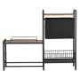 VEVOR Estación de Alimentación 92x27x75 cm Comedero Elevado para Perros Soporte Elevado para Cuencos con Estantes Soporte de Cuenco de Alimentación Barra para Perros Grandes, Medianos, Pequeños