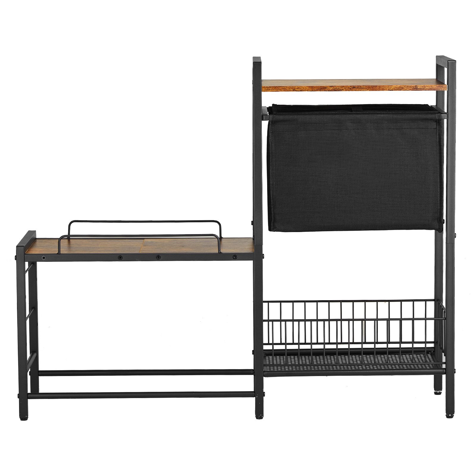 VEVOR Feeding Station 92 x 27 x 75cm, Elevated Dog Bowls, Raised Stand for Dog Bowls, Feeding Bowl, Dog Bowl Stand, Bowl Holder with Shelves, Dog Bar for Large, Medium & Small Dogs