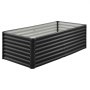 VEVOR Cama Elevada de Jardín 180 x 90 x 60 cm Rectangular, Jardinería Elevada de Metal con Base Abierta para Cultivo de Flores Plantas Hierbas Huerto con Accesorios para Jardín Terraza Patio Balcón