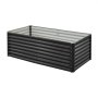 VEVOR Cama Elevada de Jardín 180 x 90 x 60 cm Rectangular, Jardinería Elevada de Metal con Base Abierta para Cultivo de Flores Plantas Hierbas Huerto con Accesorios para Jardín Terraza Patio Balcón