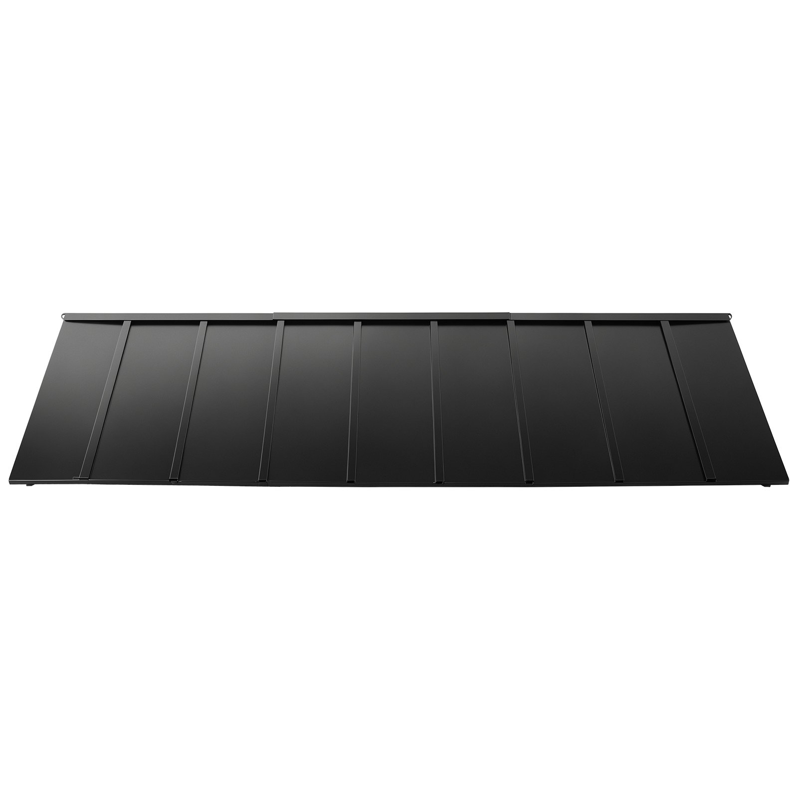 VEVOR Toldo para Exterior, Área de Protección Solar de 2641 x 910 mm Toldo de Acero con Recubrimiento en Polvo Resistente a la Oxidación con Voladizo Compatible para puerta de 2280 mm de Ancho