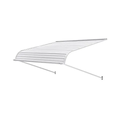 VEVOR Toldo para Exterior, Área de Protección Solar de 1219 x 1066 mm Toldo de Aleación de Aluminio Resistente a la Oxidación con Voladizo Compatible para Puerta de 1 m de Ancho de Exterior