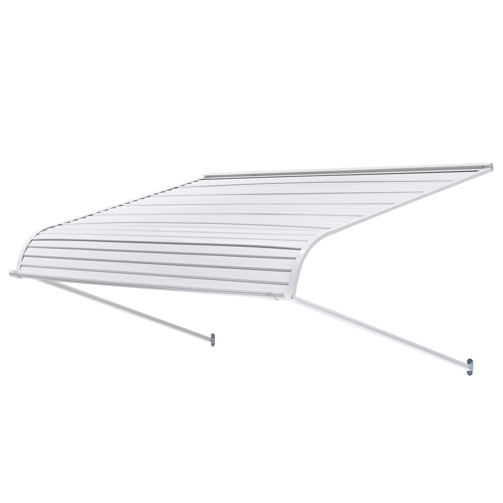 VEVOR Toldo para Exterior, Área de Protección Solar de 1524 x 1066 mm Toldo de Aleación de Aluminio Resistente a la Oxidación con Voladizo Compatible para Puerta de 1,2 m de Ancho de Exterior