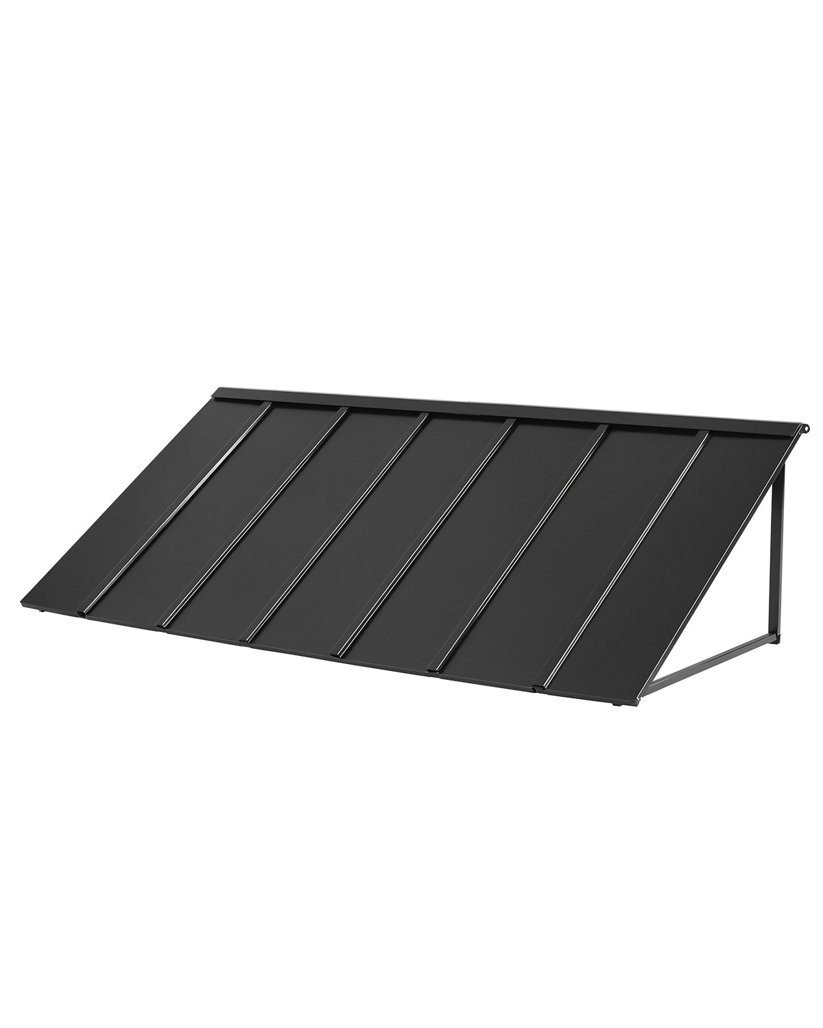 VEVOR Toldo para Exterior, Área de Protección Solar de 2032 x 910 mm Toldo de Acero con Recubrimiento en Polvo Resistente a la Oxidación con Voladizo Compatible para puerta de 1670 mm de Ancho