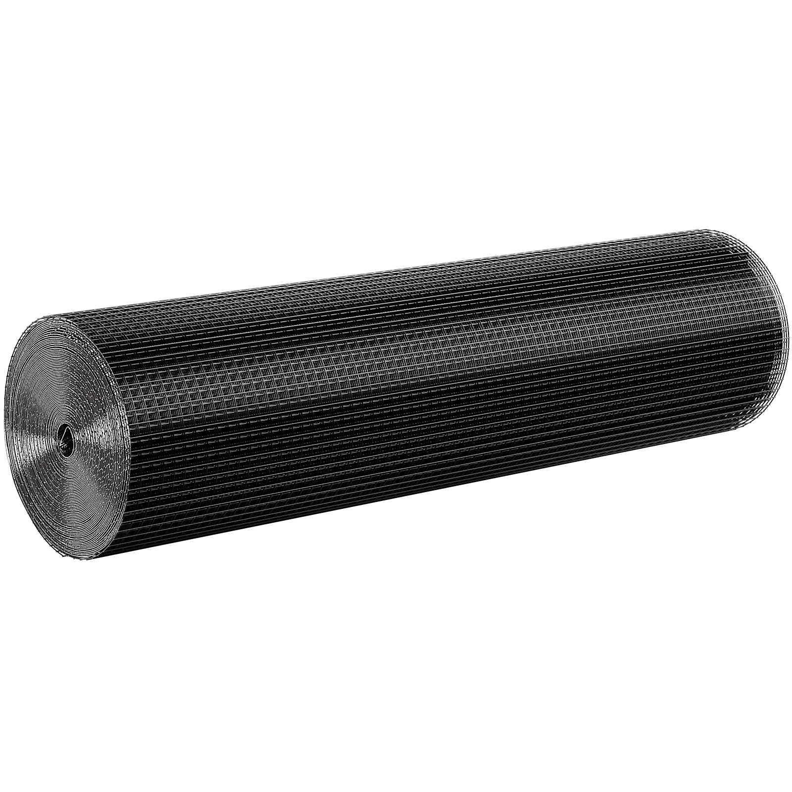 VEVOR Rollo de malla de alambre galvanizado 910x15240 mm Malla de alambre para pollos calibre 19, malla metálica recubierta de vinilo para cercas de gallineros, cercas de serpientes para conejos