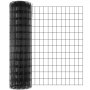 VEVOR Aviary Wire 91 x 1524 cm, Garden Fence, 1.52 mm Mesh Fence Roll, Vinyl Coated Wire Fence for Chicken Coop Barriers, Rabbit and Snake Fences, Poultry Enclosures