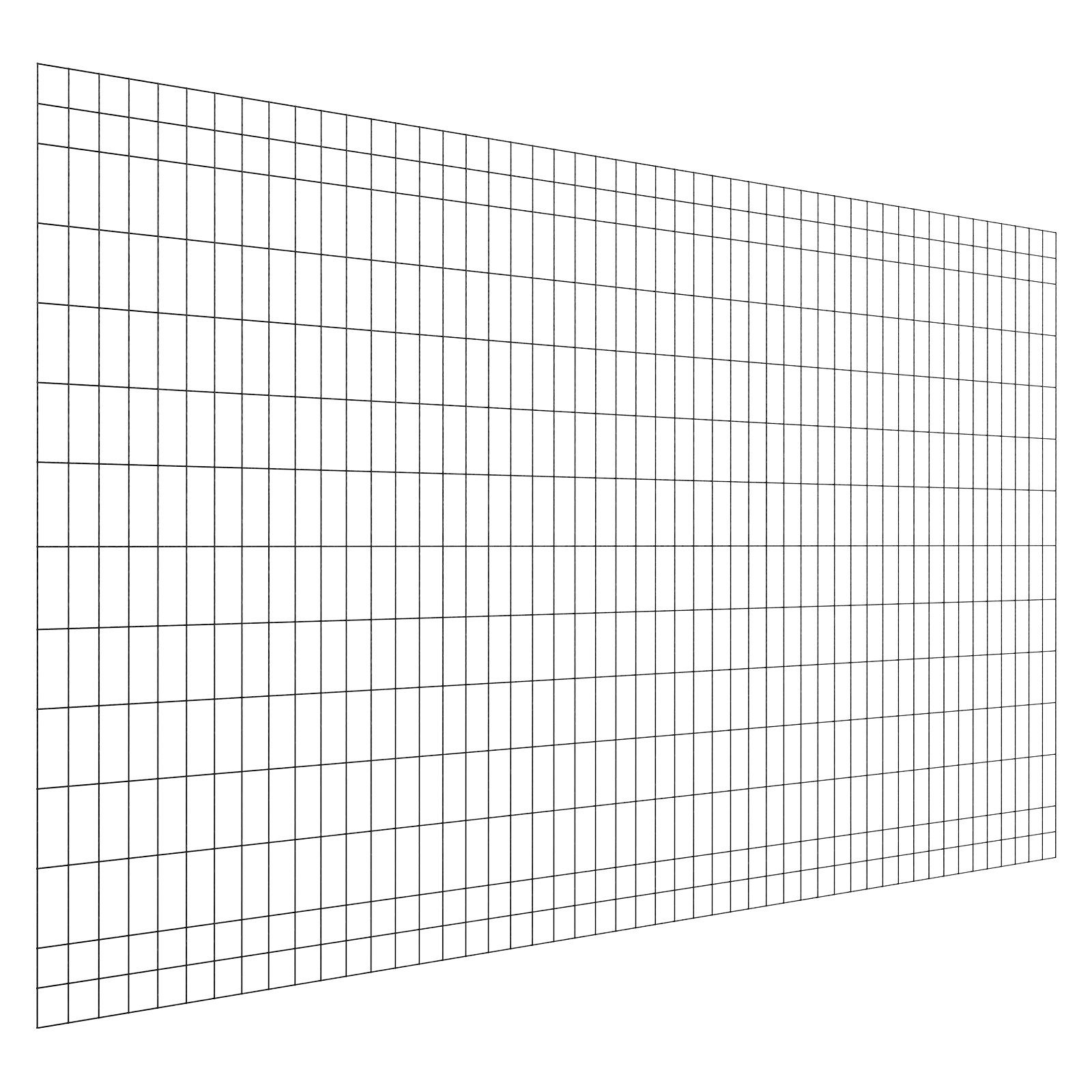 VEVOR Valla de Jardín 122 cm x 15,2 m, Malla de 5,08 x 10,16 cm, Alambre de Acero Galvanizado, para Ganado Vacuno, Porcino y Ovino, para Recintos de Animales, Alambre para Jaulas, Color Negro