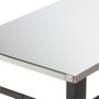 VEVOR Serving Cart Kitchen Trolley 100 x 64 x 83.5 cm Outdoor Grill Dining Cart with Double Shelf, Movable Grill Table for Food Preparation, Multifunctional Stainless Steel Tabletop