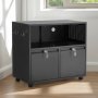 VEVOR 2 Drawers Metal File Cabinet, Lateral Filing Cabinet with Lock and Adjustable Hanging Rods, Wide Filing Storage Cabinets for Home and Office Fit Letter, A4, Legal Size File, Easy Assembly, Black