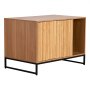 VEVOR Armario de Almacenamiento para Caja de Arena para Gatos, Escondite con Rascador, con Patas de Metal, Apto para la Mayoría de Cajas de Arena, para Sala de Estar, 80 x 51 x 56,8 cm, Madera