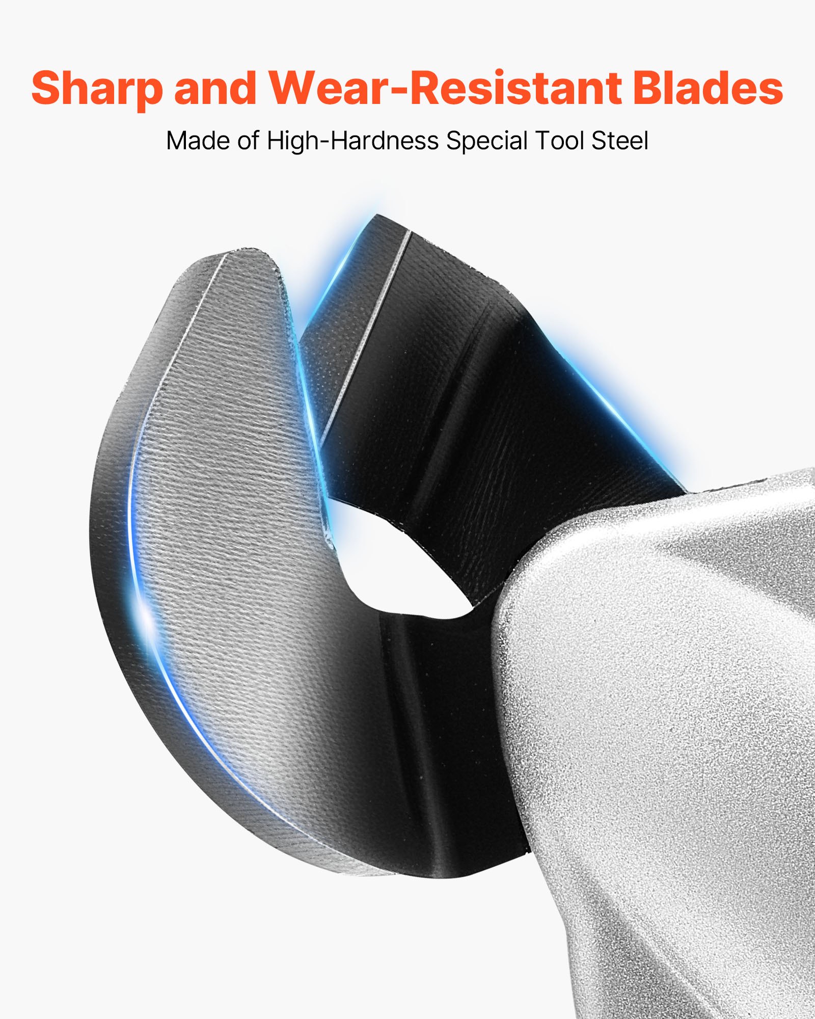 VEVOR Accesorio de Corte de Metal para Taladro Eléctrico, con Cabezal Flexible Giratorio de 360° y Hoja Afilada, para Acero Galvanizado de 1,22 mm, Acero Inoxidable de 1 mm, 365 x 113 x 80 mm