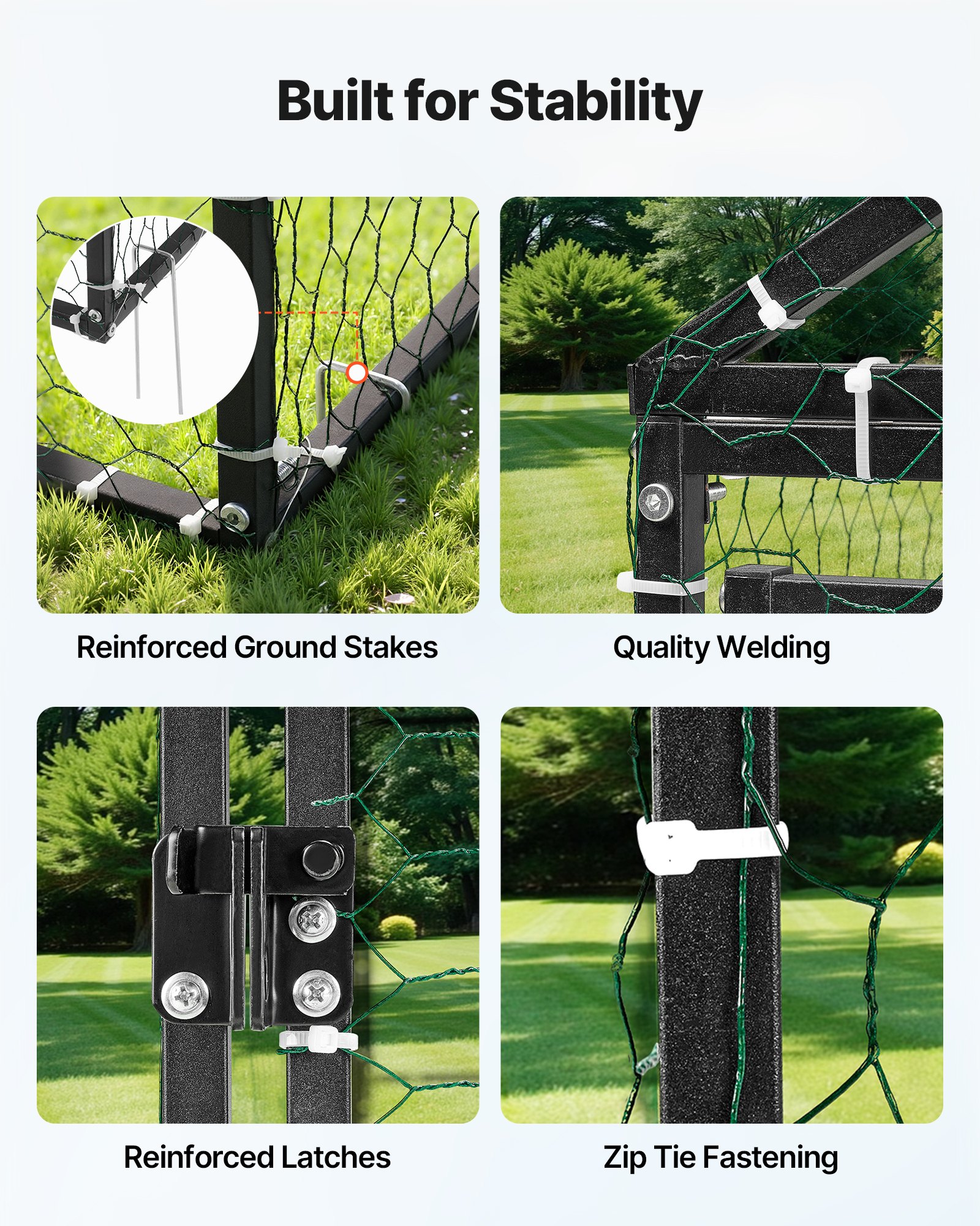 VEVOR Gallinero Metálico para 6-8 Gallinas 1 x 3 x 1 m, Recinto Gallinero con Cubierta Impermeable y 3 Puertas, Jaula para Aves de Corral con Techo a Dos Aguas, para Uso en Exteriores, Granjas