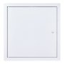 VEVOR Trampilla de Inspección 315x315 mm de Acero Galvanizado, Puerta de Acceso para Paneles de Yeso, con Pestillo de Destornillador, para Instalación de Fontanería y Electricidad en Techos, Blanco