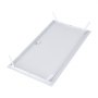 VEVOR Trampilla de Inspección para Paneles de Yeso, Puerta de Acceso de Acero Galvanizado 620x315 mm, con Pestillo de Destornillador, para Instalación de Fontanería y Electricidad en Techos, Blanco
