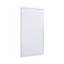 VEVOR Trampilla de Inspección para Paneles de Yeso, Puerta de Acceso de Acero Galvanizado 620x315 mm, con Pestillo de Destornillador, para Instalación de Fontanería y Electricidad en Techos, Blanco