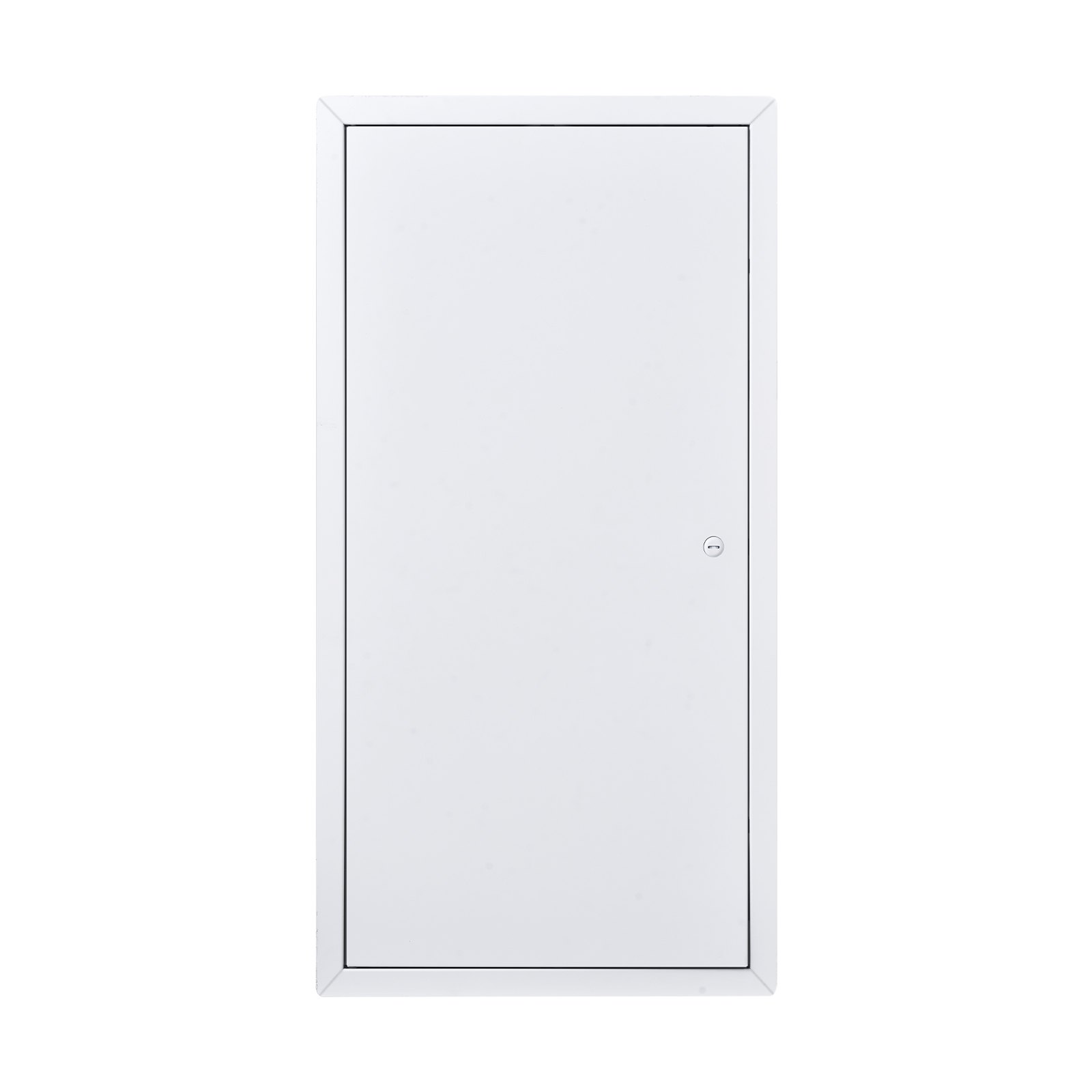 VEVOR Trampilla de Inspección para Paneles de Yeso, Puerta de Acceso de Acero Galvanizado 747x366 mm, con Pestillo de Destornillador, para Instalación de Fontanería y Electricidad en Techos, Blanco