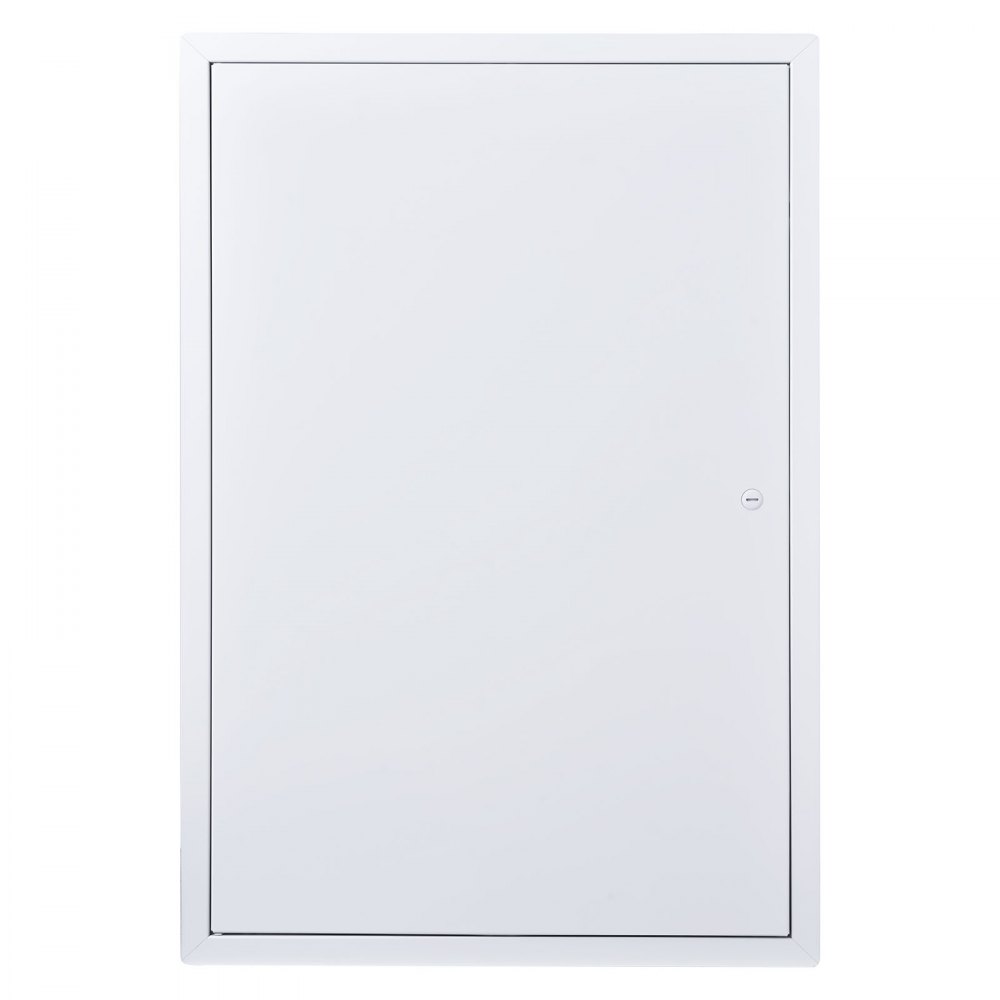 VEVOR Trampilla de Inspección para Paneles de Yeso, Puerta de Acceso de Acero Galvanizado 620x417 mm, con Pestillo de Destornillador, para Instalación de Fontanería y Electricidad en Techos, Blanco