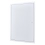 VEVOR Access Panel for Drywall, 64x44 cm Galvanized Steel Access Door, Easy Install Hinged Service Panel with Screwdriver Latch, for Ceiling Plumbing Electrical, 42x62 cm Cutout Size White