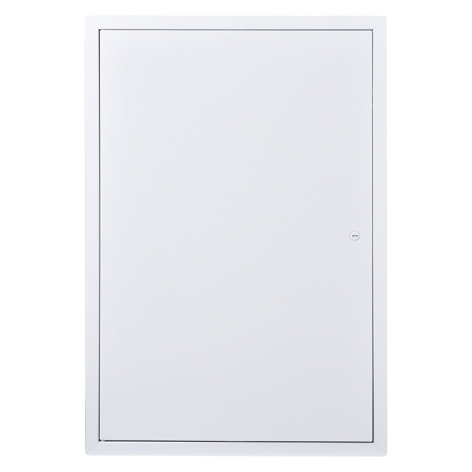 VEVOR Trampilla de Inspección para Paneles de Yeso, Puerta de Acceso de Acero Galvanizado 620x417 mm, con Pestillo de Destornillador, para Instalación de Fontanería y Electricidad en Techos, Blanco