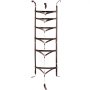 Soporte para utensilios de cocina VEVOR con múltiples niveles y ganchos para un almacenamiento eficiente en la cocina.