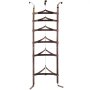 Soporte para utensilios de cocina VEVOR con estructura de metal de seis niveles y ganchos para colgar utensilios.