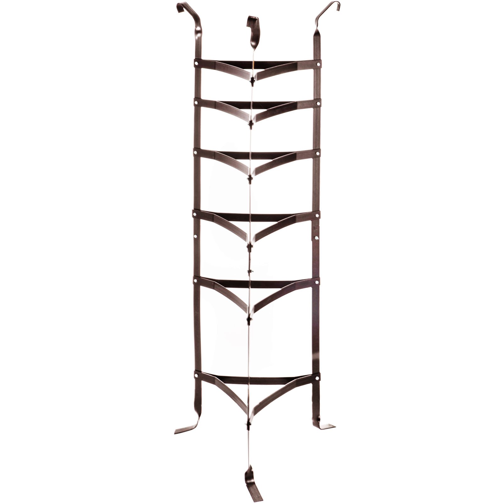 Soporte para utensilios de cocina VEVOR con múltiples niveles y ganchos para un almacenamiento eficiente en la cocina.