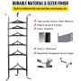 VEVOR Soporte para Utensilios de Cocina 6 Niveles Estante Vertical para Almacenamiento de Cocina, Soporte para Almacenamiento de Cocina 21 lbs de Acero al Carbono para Sartenes, Ollas, Cestas, Grafito