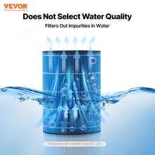 VEVOR Paquete de 2 Filtros de Repuesto a Humidificador Evaporativo Φ170 x 235 mm