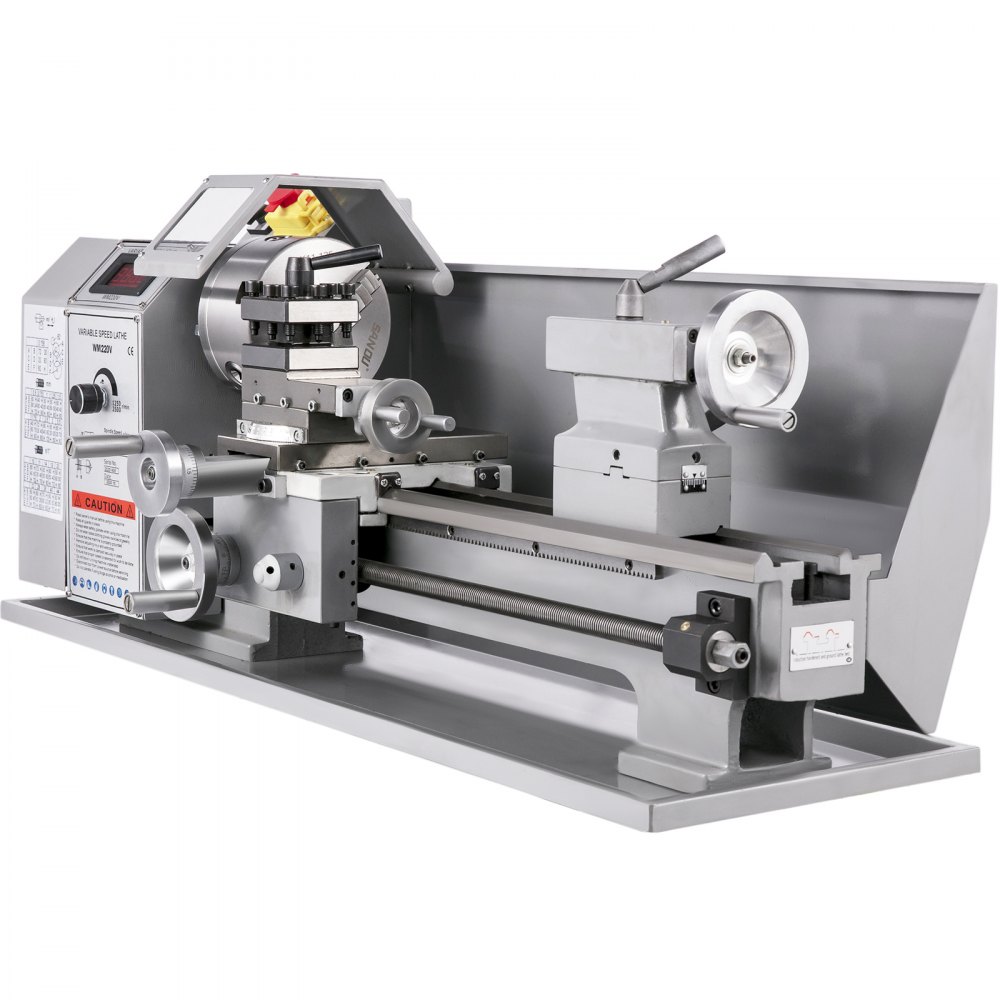 Mini Torno De Metal 220 X 400mm Máquina Para Trabajao De Metal 2250 Rpm 1100 Kw