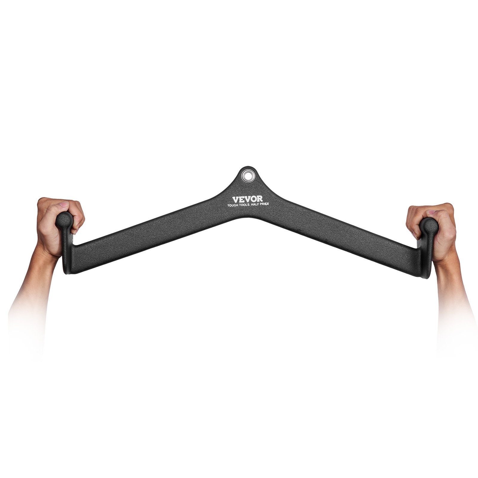 VEVOR Barras Extraíbles para Máquina de Cable 58,5x14x17 cm Barra de Tracción para Tríceps Mango Recubierto de Goma para Entrenamiento de Fuerza de Espalda Barra en V Barra en T para Gimnasio