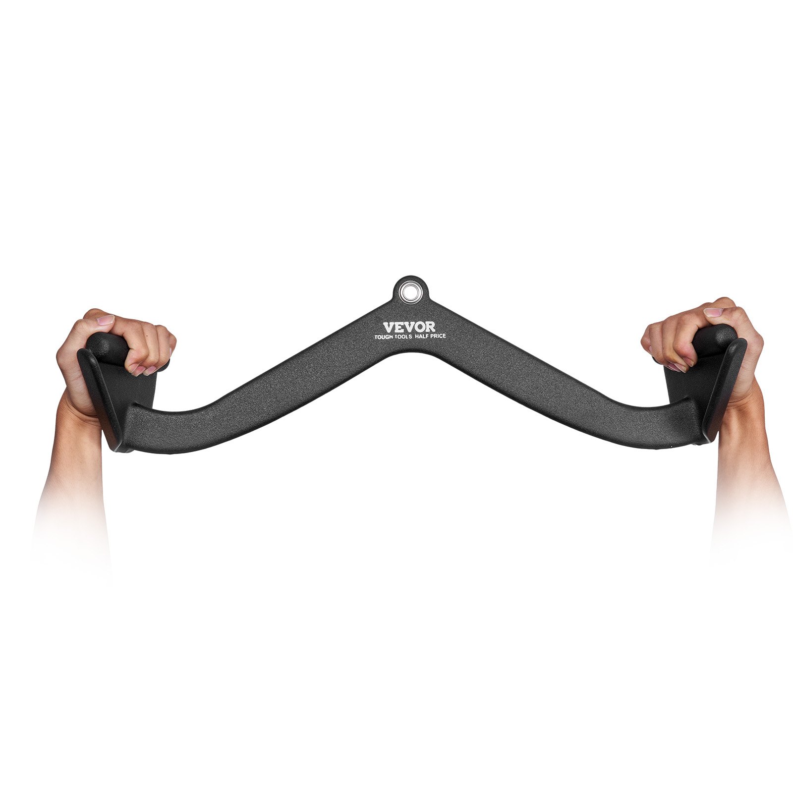 VEVOR Barras Extraíbles para Máquina de Cable 60,5x14x17 cm Barra de Tracción para Tríceps Mango Recubierto de Goma para Entrenamiento de Fuerza de Espalda Barra en V Barra en T para Gimnasio
