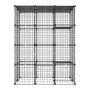 VEVOR Jaula de Metal para Gatos de 4 Niveles 104,1x71,1x139,7 cm Recinto, de Alambre Metálico, Conectores Reforzados, Parque para Gatos de Interior, Casa de Mascotas para Descansar Jugar Explorar