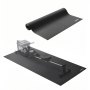 VEVOR Alfombrilla para Cinta de Correr, PVC de Alta Densidad, Impermeable y Antideslizante, Ideal para Gimnasios en Casa, Protección Eficaz del Suelo, Fácil de Limpiar, 915 x 1980 x 6 mm, Negro